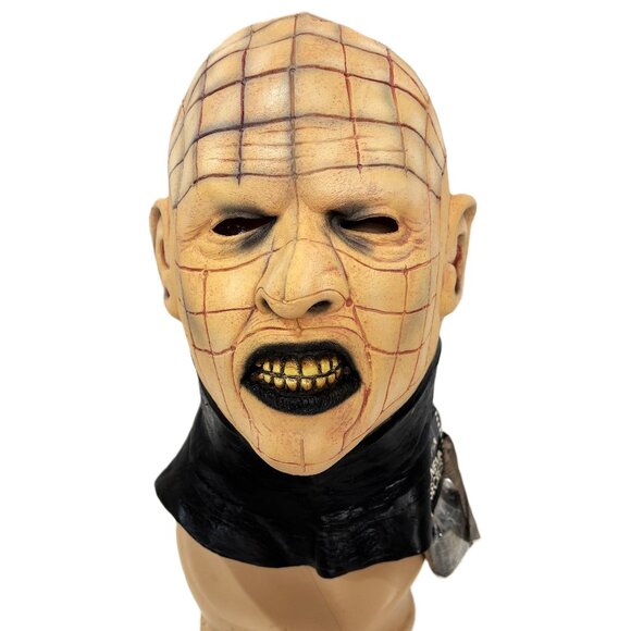 Rare vintage 1993 Hellraiser Pinhead  Cinema Secrets mask NWT NOS - Picture 1 of 14